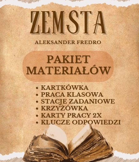 ZEMSTA - pakiet materiałów - 41 stron
