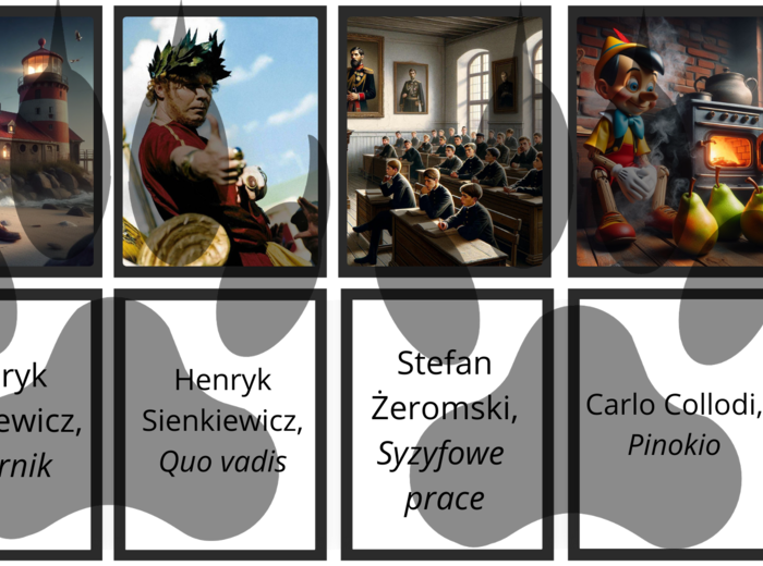 Lektury IV-VIII-karty memory