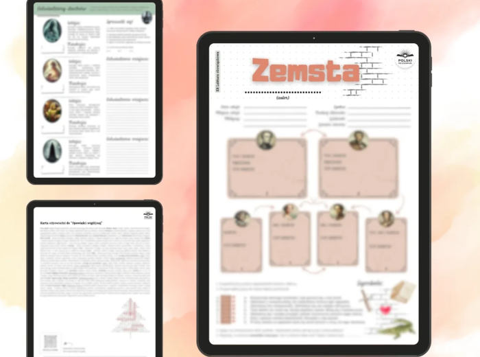 Lektury Obowiązkowe do Egzaminu Ósmoklasisty 📚 | Pakiet Kart Pracy PDF + 3 bonusy