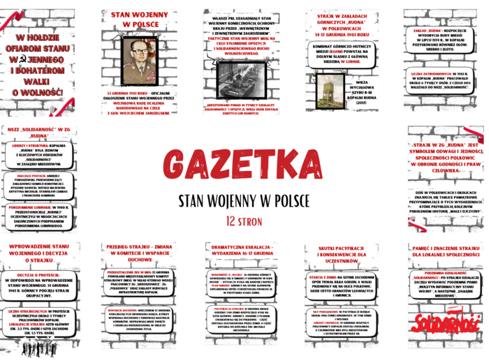 Stan wojenny w Polsce/ 13 grudnia GAZETKA