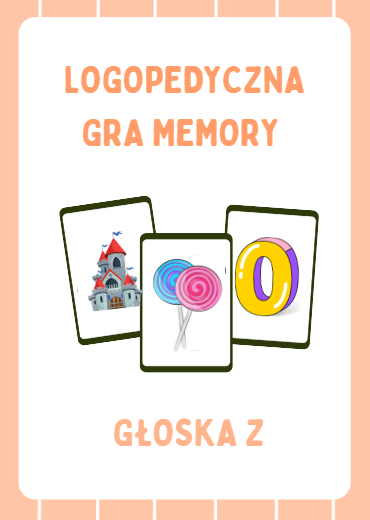 Logopedyczna Gra Memory Z – Idealna do Terapii z Dziećmi