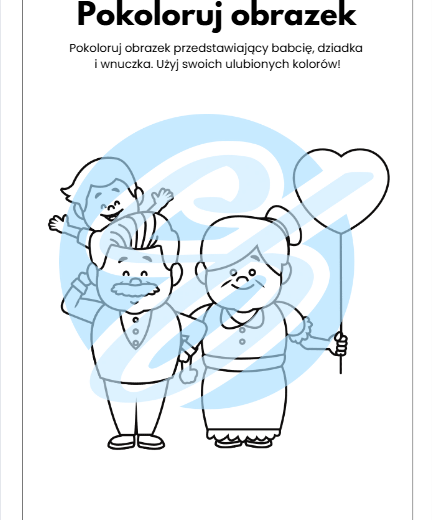 Karty pracy z okazji Dnia Babci i Dziadka – Kreatywne zadania dla dzieci