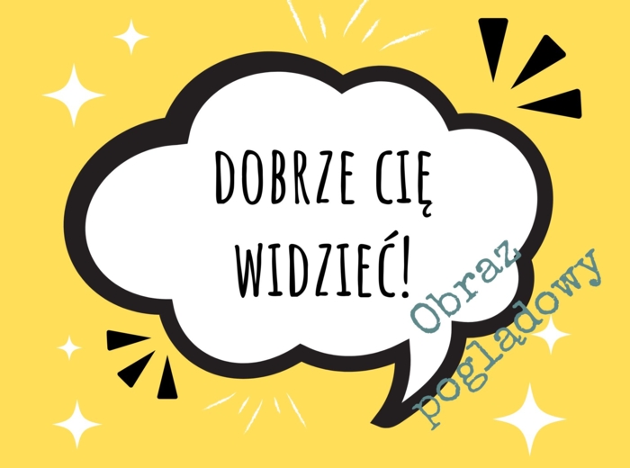 Powrót do szkoły - powitalna gazetka - chmurki z dobrym słowem