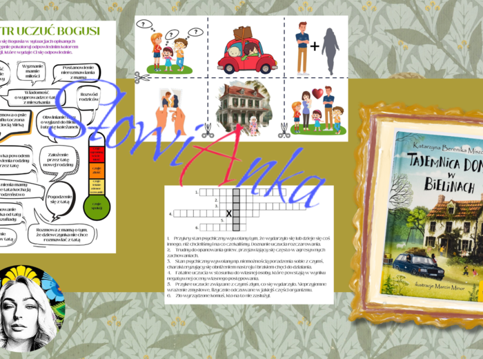 Zestaw materiałów dydaktycznych do omówienia lektury „Tajemnica domu w Bielinach” + PREZENTACJA GRATIS