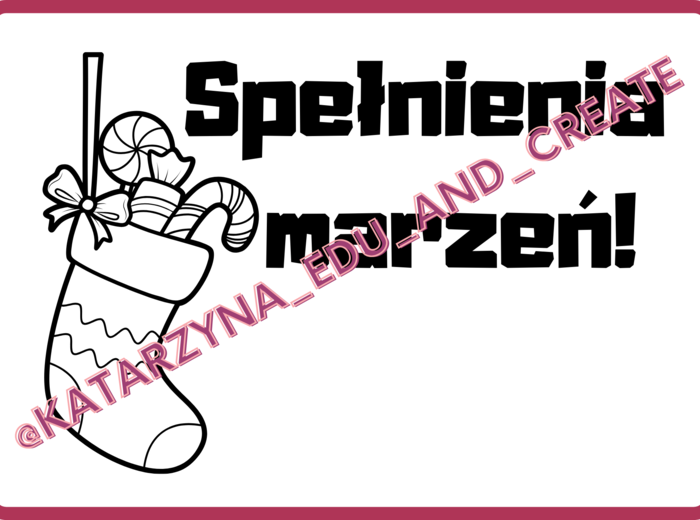 Świąteczne plakaty z miłymi słowami - życzeniami