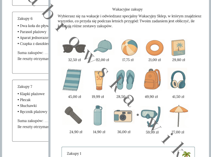 Wakacyjne zakupy
