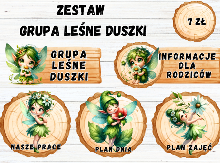 ZESTAW GRUPOWY GRUPA "LEŚNE DUSZKI"
