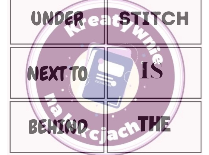 Prepositions of Place – zestaw kart pracy z bohaterem Stitch