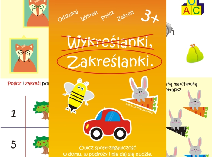 Przedszkole. Wykreślanki, zakreślanki.