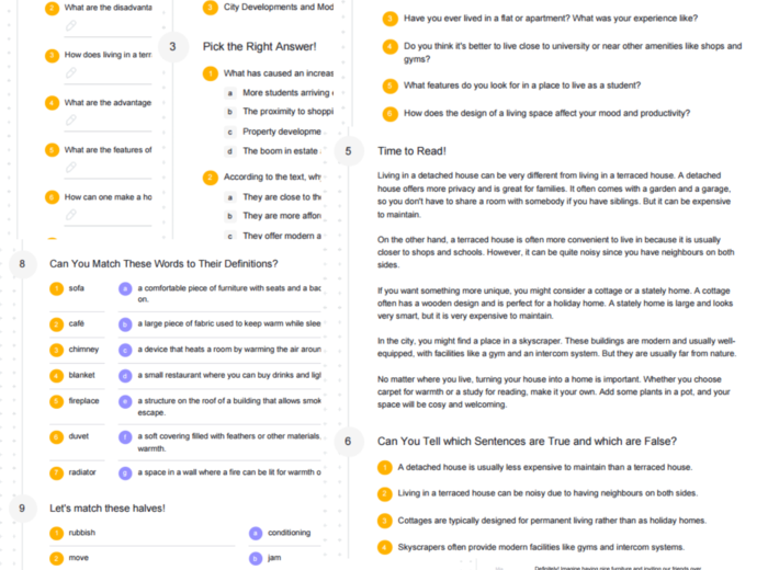 Repetytorium dla szkoły podstawowej cz. 1 (Pearson) – Unit 2 – karta pracy