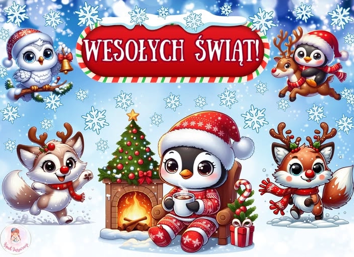 ✨🎄PAKIET ŚWIĄTECZNE ZWIERZĄTKA 🎄✨