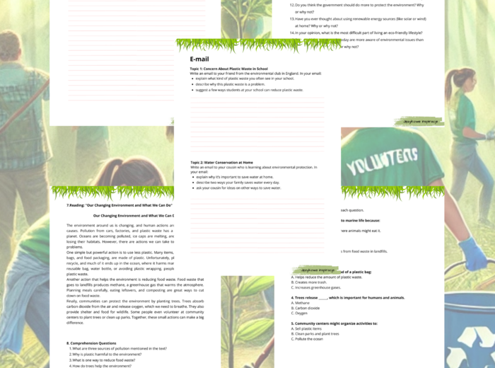 The Environment_E8 Karty Pracy