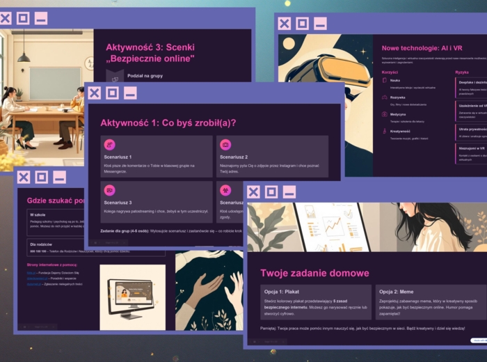 Zagrożenia w sieci i cyberbezpieczeństwo – jak bezpiecznie korzystać z Internetu, AI i VR