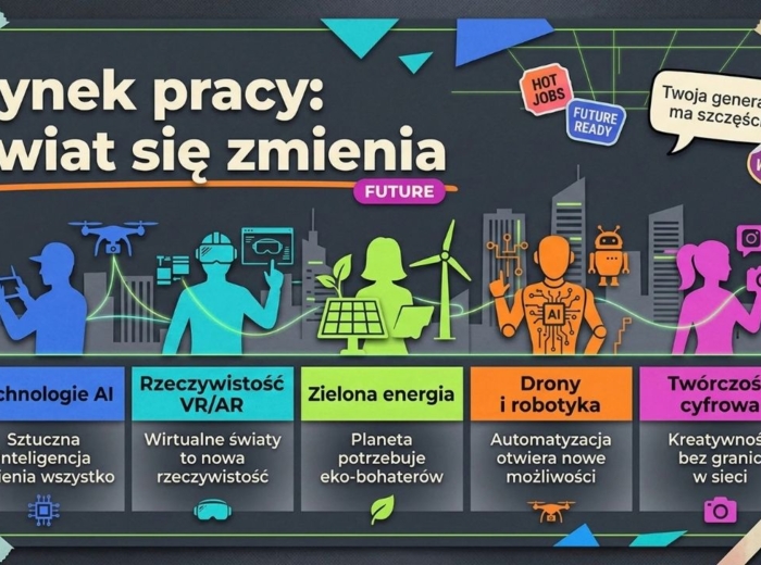 Ósmoklasista. Plan na przyszłość – wybór szkoły, rekrutacja i spokojna głowa przed egzaminem (gazetka / prezentacja)