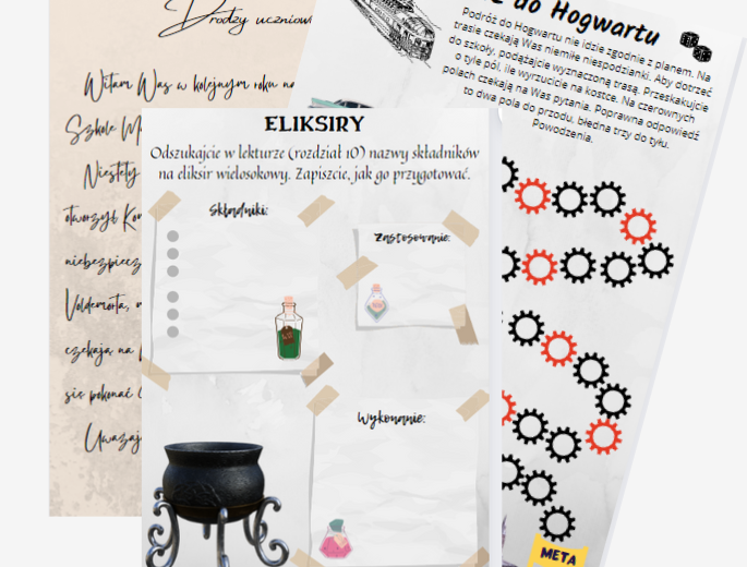 Harry Potter i Komnata Tajemnic - stacje zadaniowe