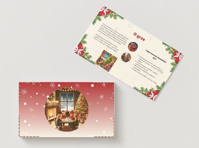 Gra planszowa - rodzinne święta – wyścig po prezenty