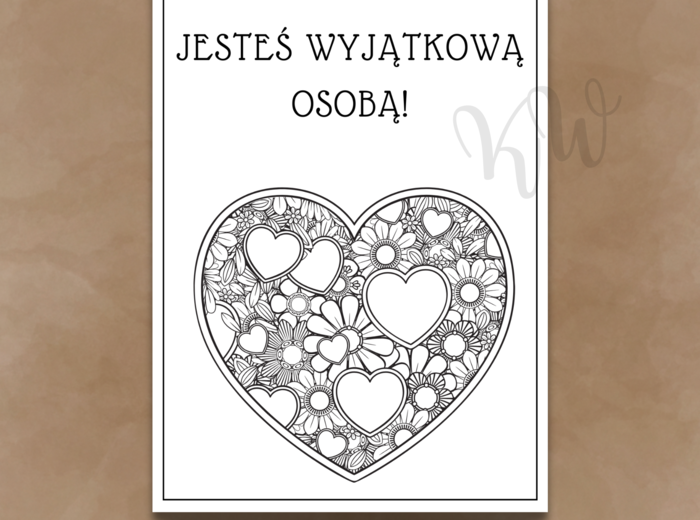 Walentynki - gotowy zestaw materiałów do druku (PDF)