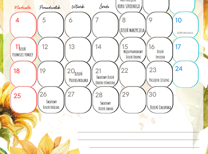 Kalendarz dni nietypowych 2022/2023