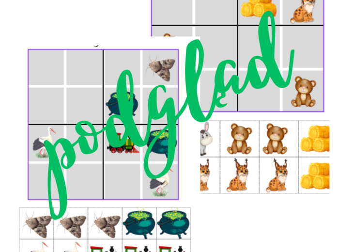 Sudoku głoski ciszące | Sudoku logopedyczne