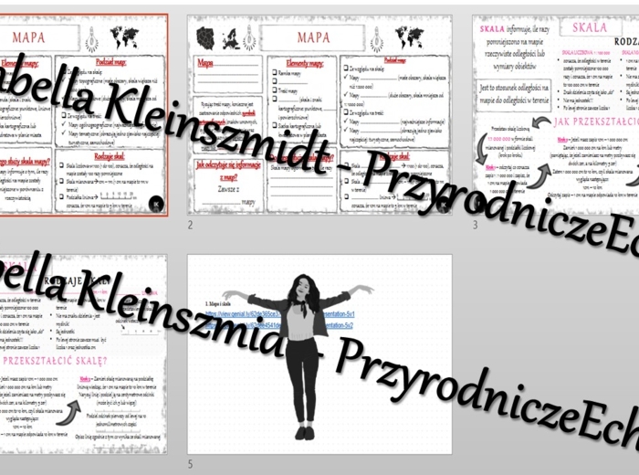 Minizestaw na temat „Mapa i skala„ – sketchnotka + karta pracy w power point + gratisowy link do prezentacji multimedialnej niekomercyjnej wykonanej w genial.ly do indywidualnego pobrania i użycia do celów niekomercyjnych. Geografia 5, „ Mapa Polski”