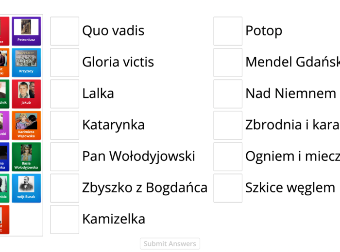Bohaterowie utworów pozytywistycznych.