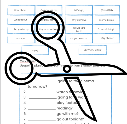 ANGIELSKI- PROPOZYCJE kl 7/8