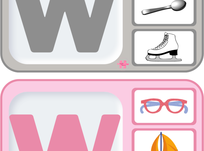 Klamerkowe zabawy - litery