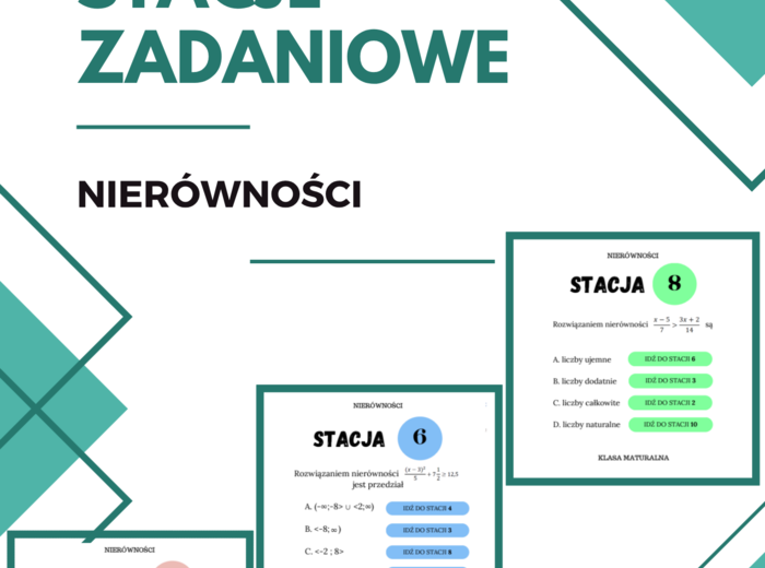 Stacje zadaniowe - nierówności
