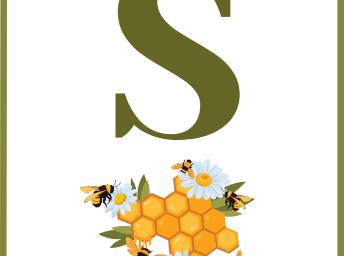 DZIEŃ PSZCZÓŁ – wiosna – girlanda – napis – gazetka – wersja 1 - Dzień Pszczoły