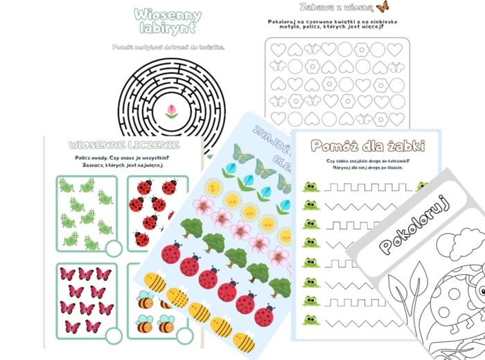 Wiosna - karty pracy 1