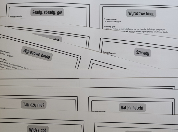 101 gier i zabaw na lekcję języka obcego - język angielski/ niemiecki/ hiszpański/ rosyjski itd.