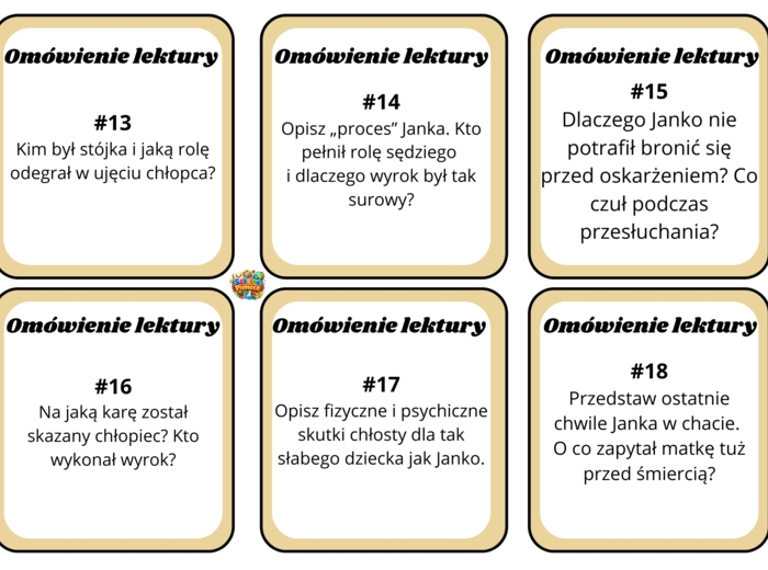 Janko Muzykant - karty z pytaniami