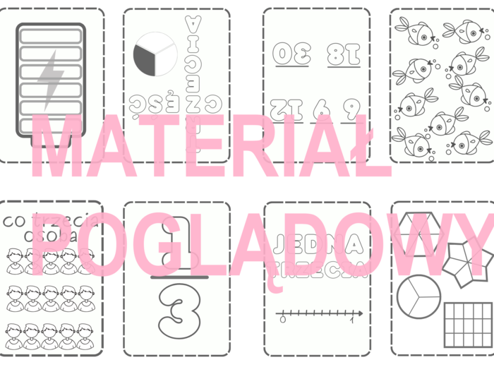 Książeczka ułamkowa - jedna trzecia. Ułamki zwykłe - klasa 4,5