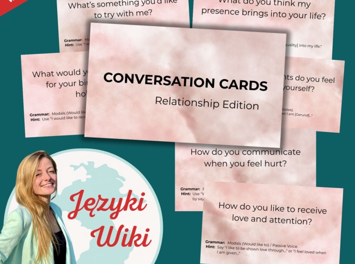 Conversation Cards - Point of View Edition. Karty Konwersacyjne Języki Wiki