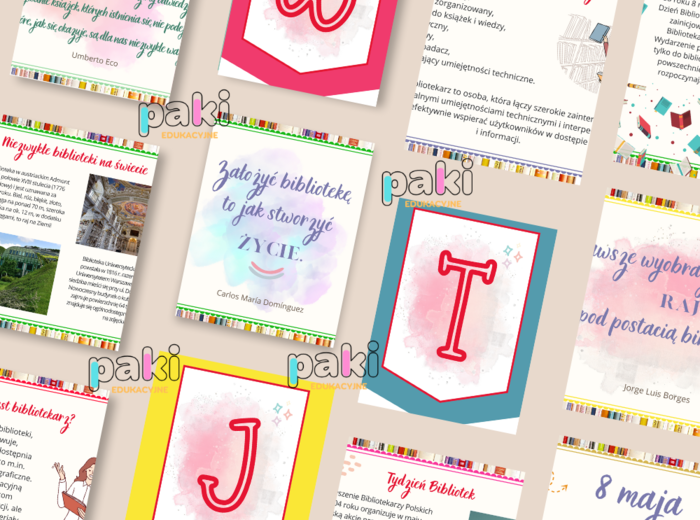 Gazetka do biblioteki / Dzień Bibliotekarza i Bibliotek
