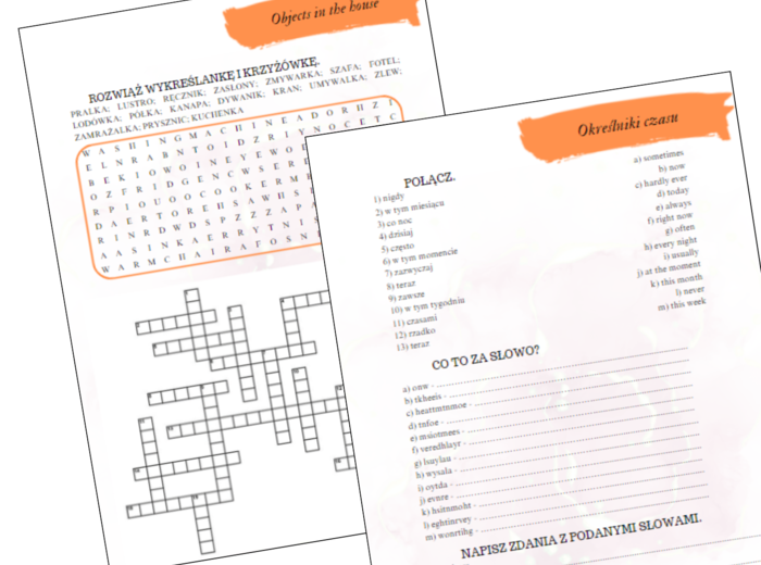 Brainy 6 unit 2 - karty pracy słownictwo