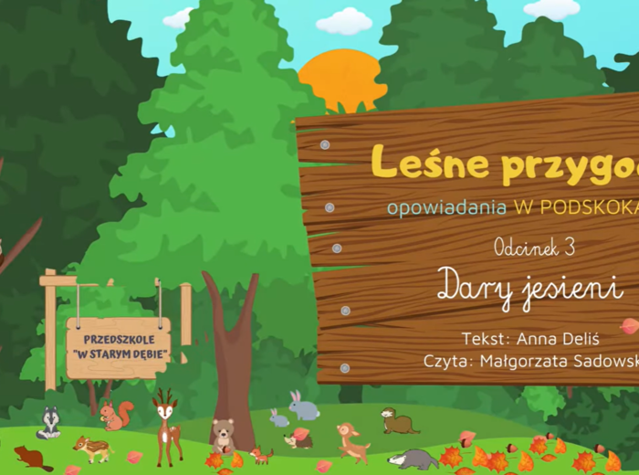 LEŚNE PRZYGODY - opowiadania W PODSKOKACH odc. 3 "Dary jesieni" AUDIOBOOK | JESIEŃ