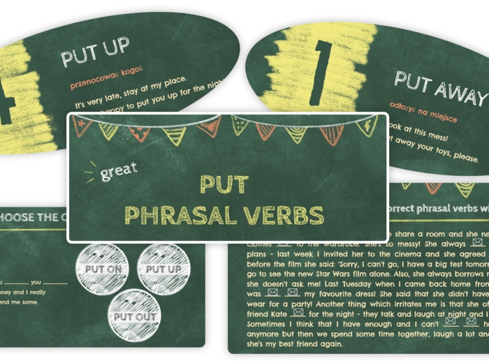 PUT phrasal verbs