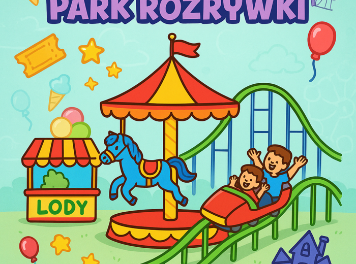 Budowanie własnego parku rozrywki. (Z kartonu, klocków)