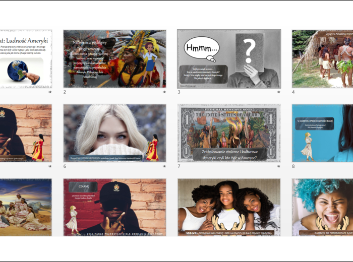 Ludność Ameryk - prezentacja w powerpoint