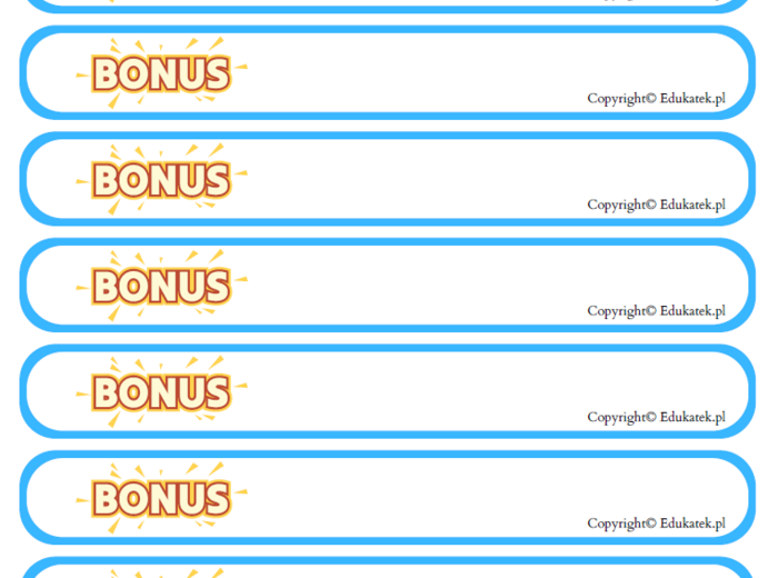 Gra typu kaboom – ortografia