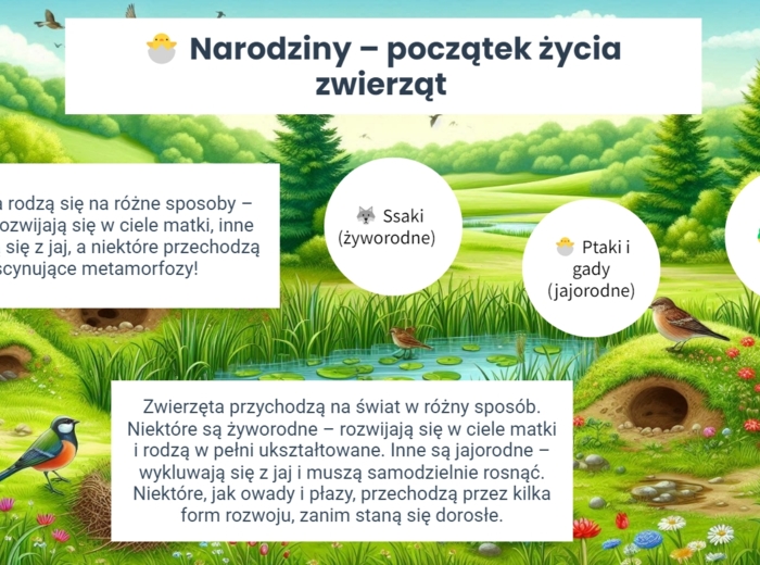 Cykl życia roślin i zwierząt