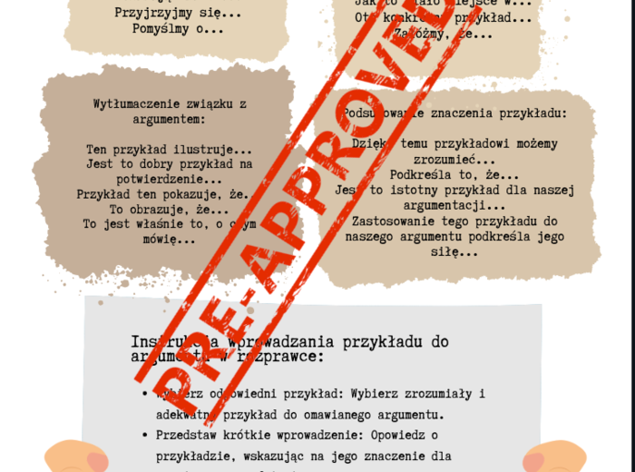 ROZPRAWKA - wprowadzenie i ćwiczenia