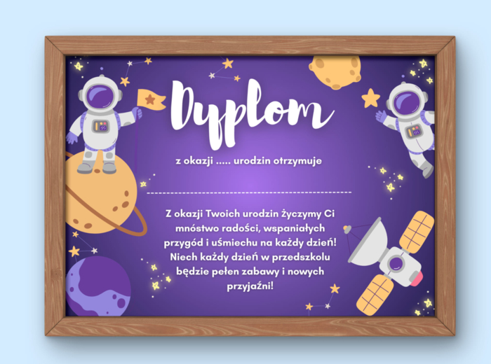 🎂 ZESTAW DYPLOMÓW URODZINOWYCH 🎂