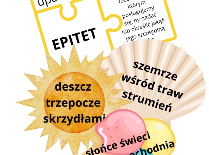 Poetyckie lato (puzzle + przykłady na symbolach lata)