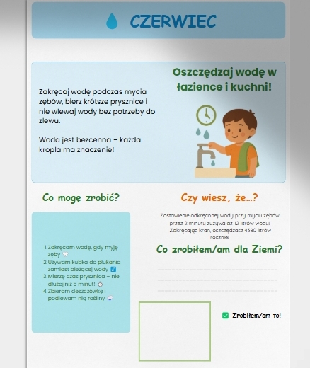 Ekologiczny kalendarz „Zrób to dla Ziemi”