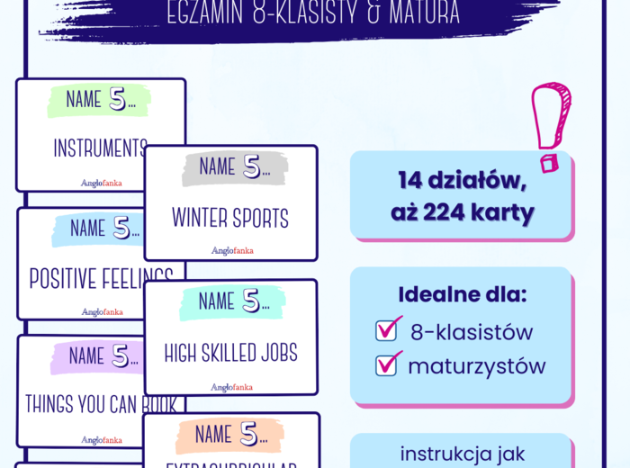 Name 5... | Egzamin 8-klasisty | Matura