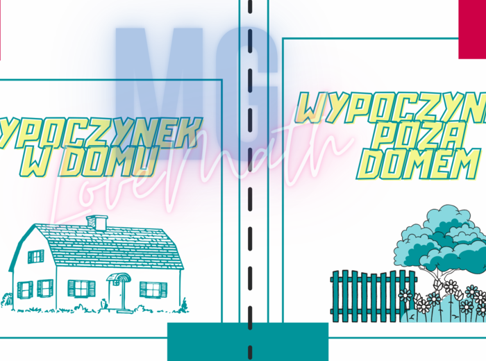 Bezpieczne wakacje - gazetka - prezentacja, napis, kolorowanki