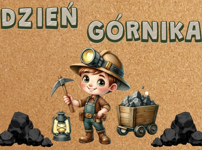 Dzień Górnika - dekoracja na gazetkę - pdf