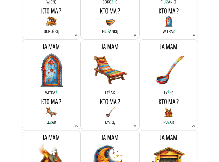 Ja mam… Kto ma…? – wyrazy z ż